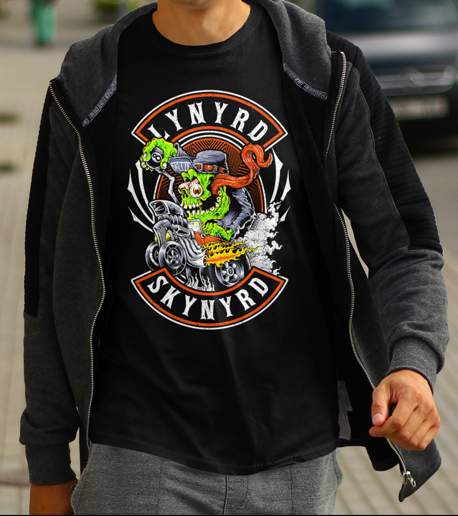 Lynyrd Skynyrd Monster Hot Rod T-Shirt