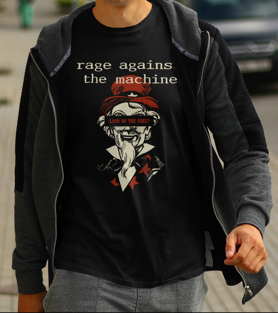 Rage Against The Machine Land Of The Free? Uncle Sam T-Shirt
