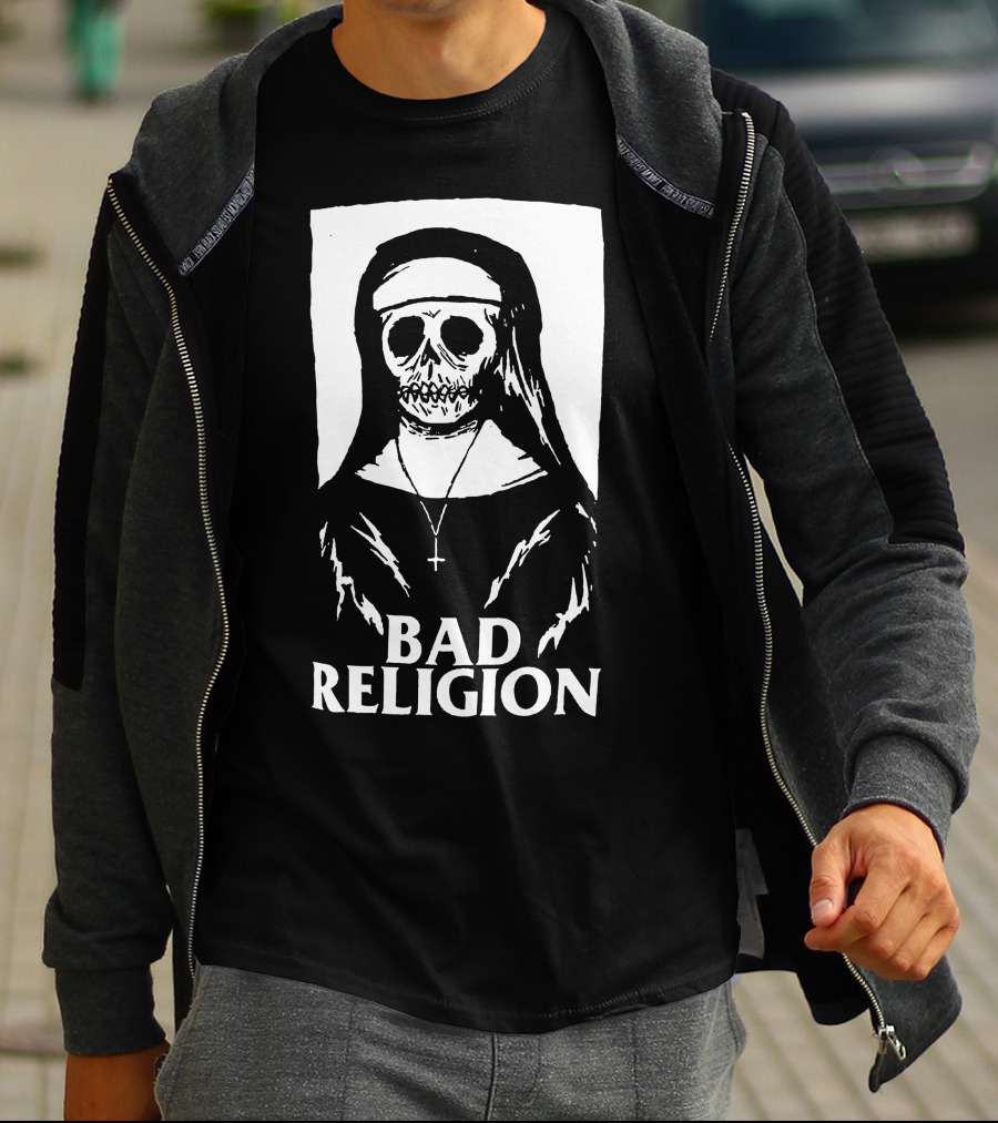 Bad Religion Skull Nun T-Shirt