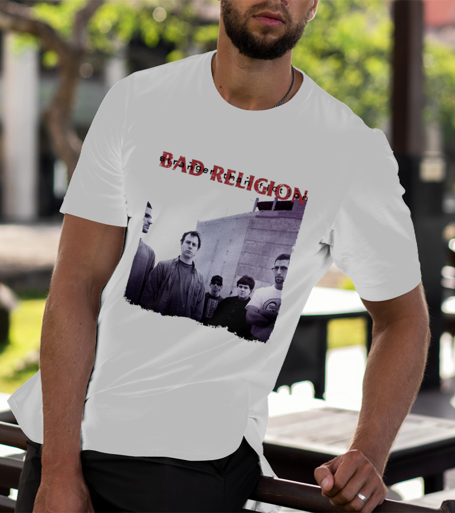 Bad Religion Band Photo На Тёмном Фоне T-Shirt