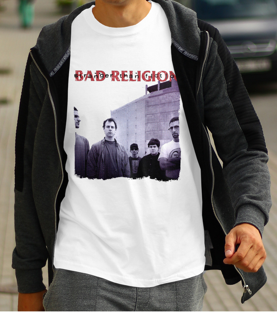 Bad Religion Band Photo На Тёмном Фоне T-Shirt