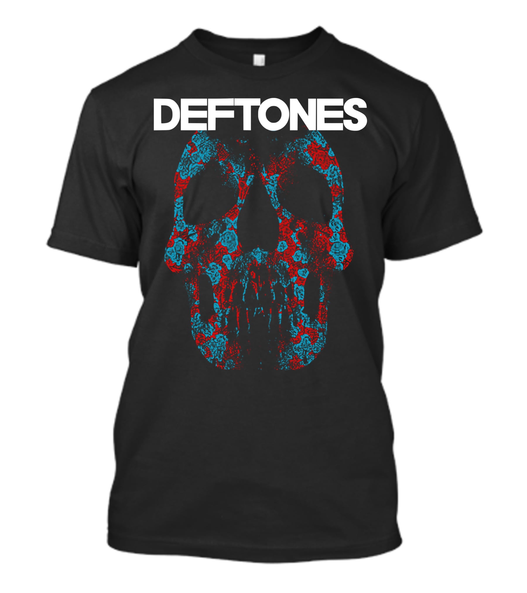 Deftones Floral Skull T-Shirt