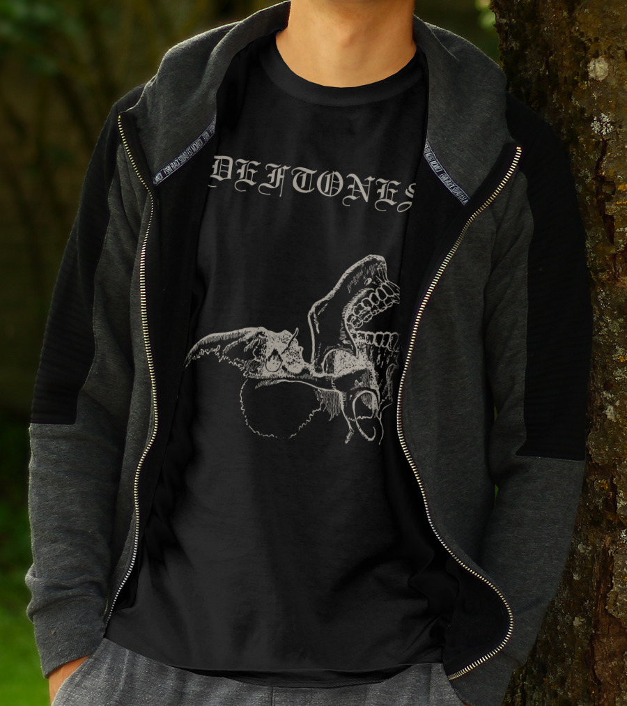 Deftones Skull Art Dtn (50) T-Shirt