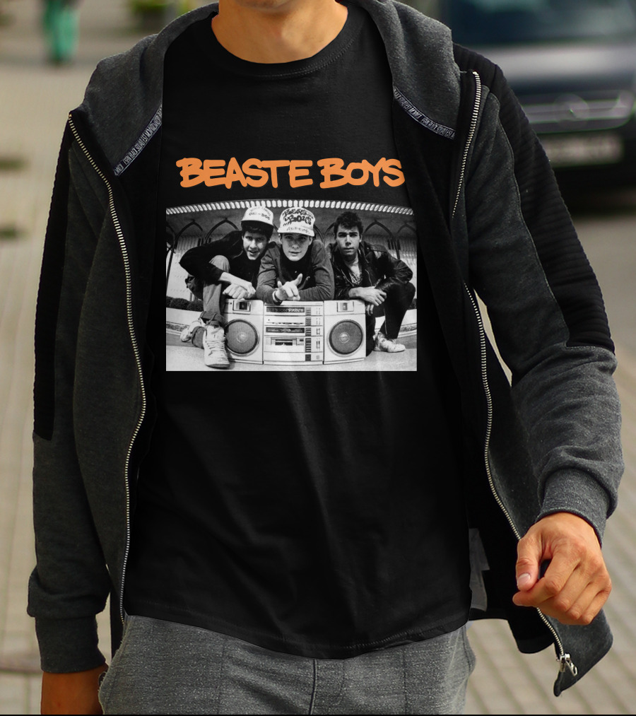 Beaste Boys With Hip-Hop Trio And Boombox T-Shirt