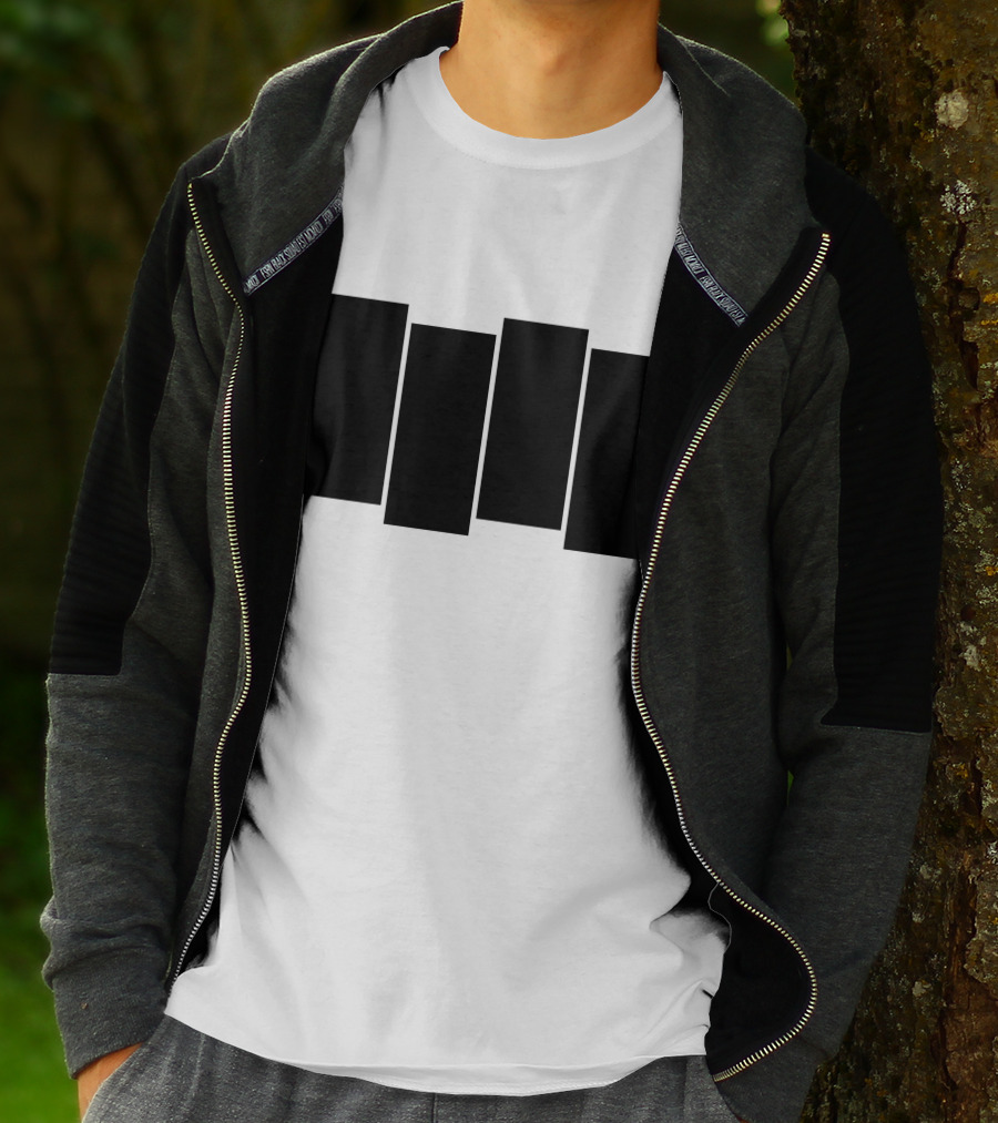 Four Bars Iconic Symbol T-Shirt