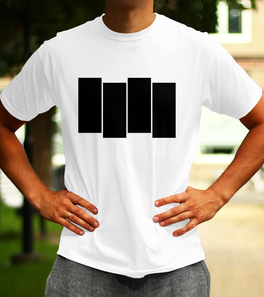 Four Bars Iconic Symbol T-Shirt