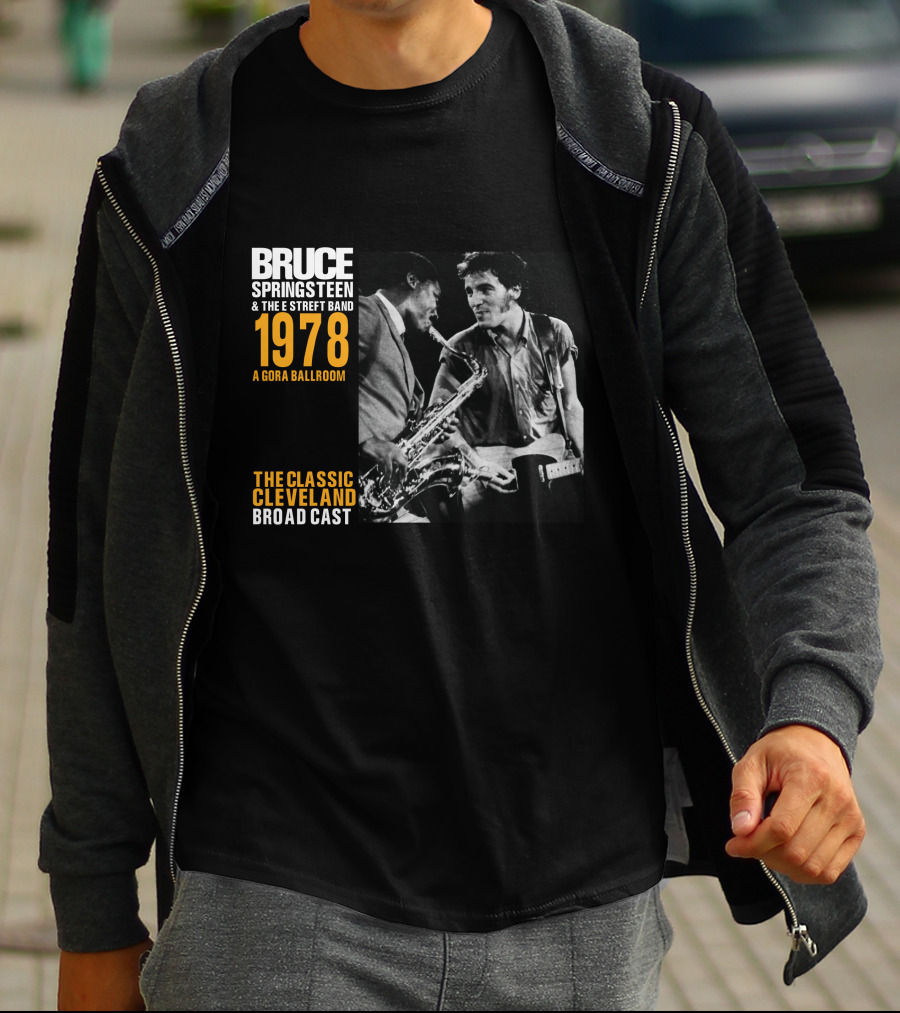 Bruce Springsteen & The E Street Band 1978 Agora Ballroom The Classic Cleveland Broadcast T-Shirt