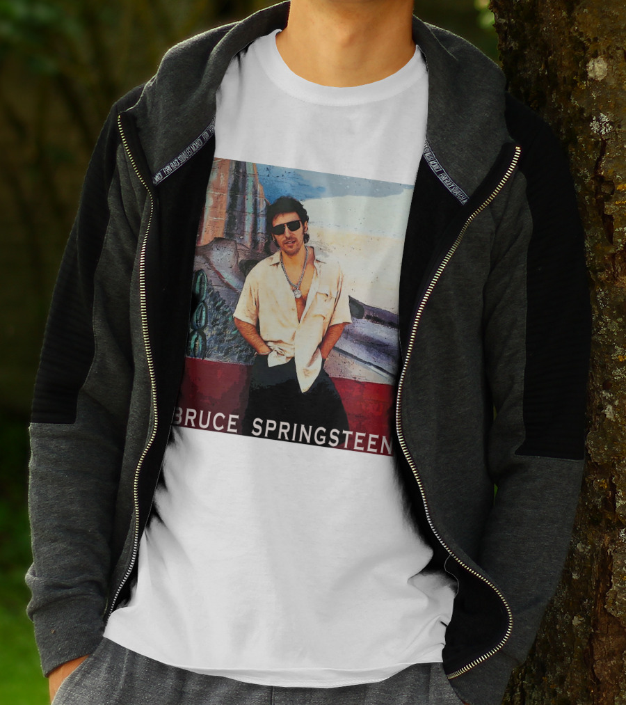 Bruce Springsteen Retro Sunglasses Style Music Legend T-Shirt
