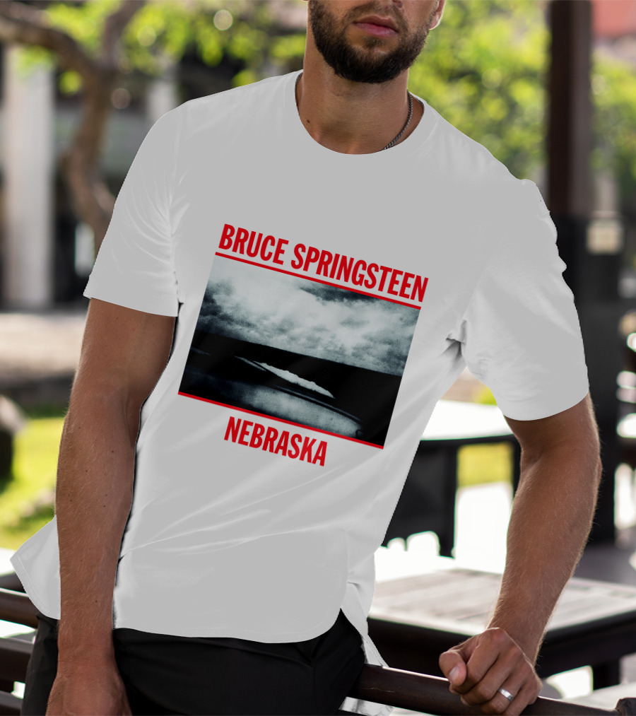 Bruce Springsteen Nebraska Album Cover Brs T-Shirt