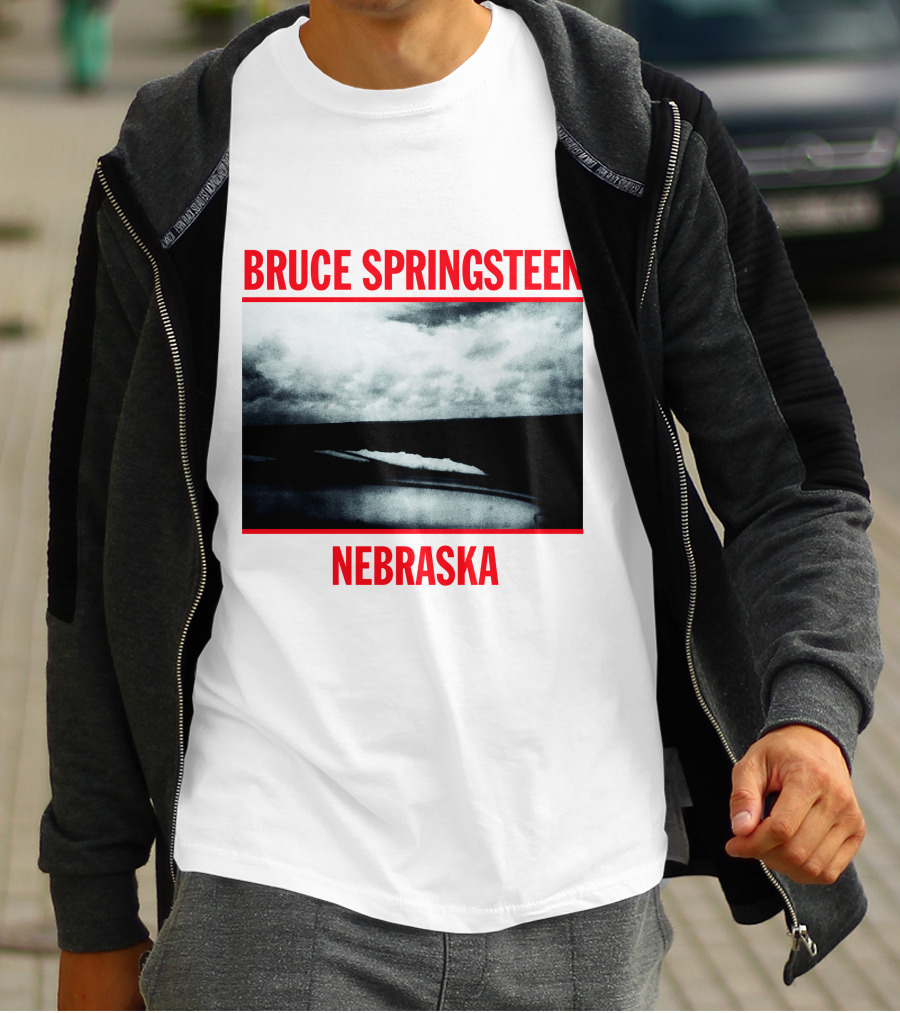 Bruce Springsteen Nebraska Album Cover Brs T-Shirt
