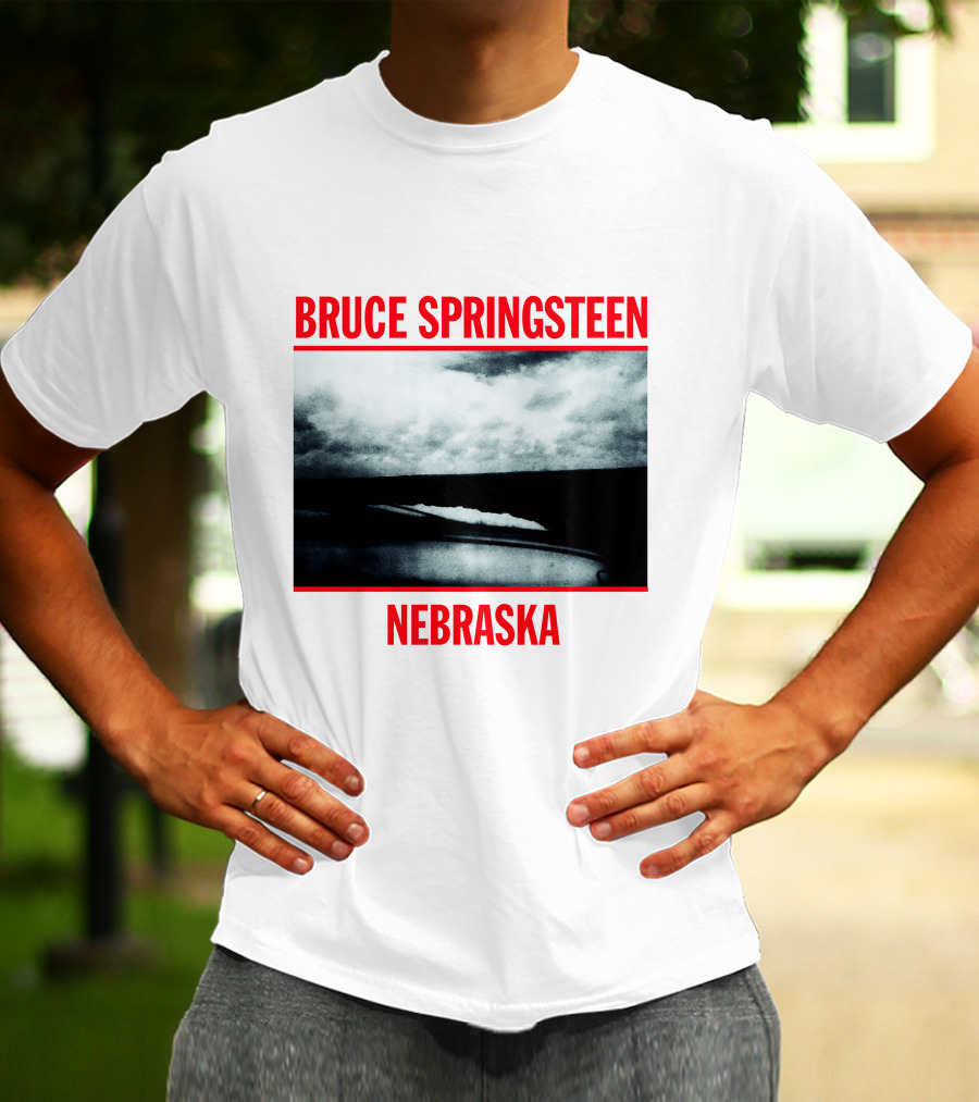 Bruce Springsteen Nebraska Album Cover Brs T-Shirt