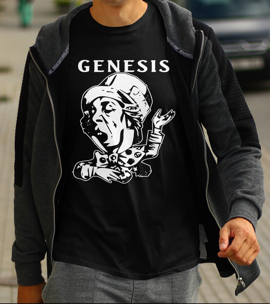 Genesis Trespass Style Face Art T-Shirt