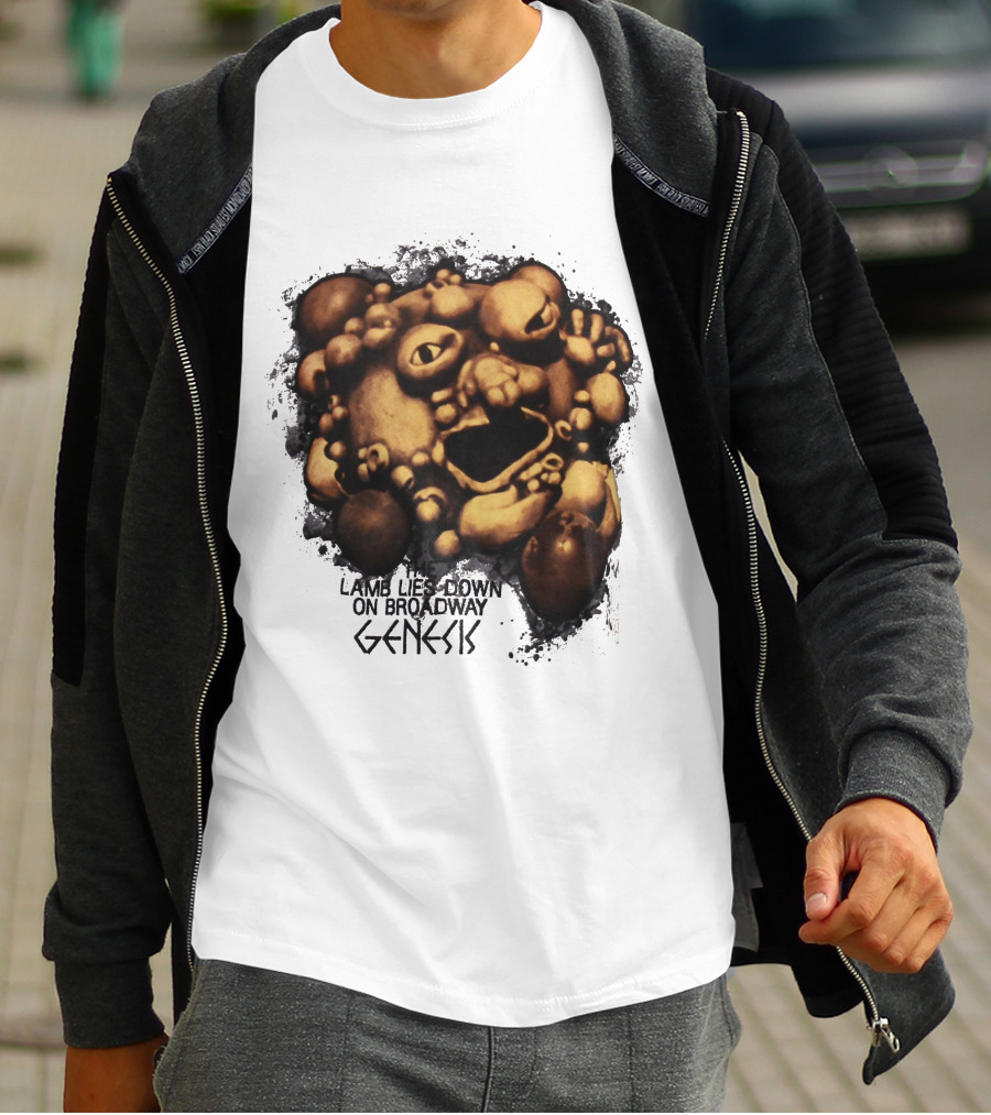 Genesis Lamb Lies Down On Broadway Album Art Bubble Mask T-Shirt