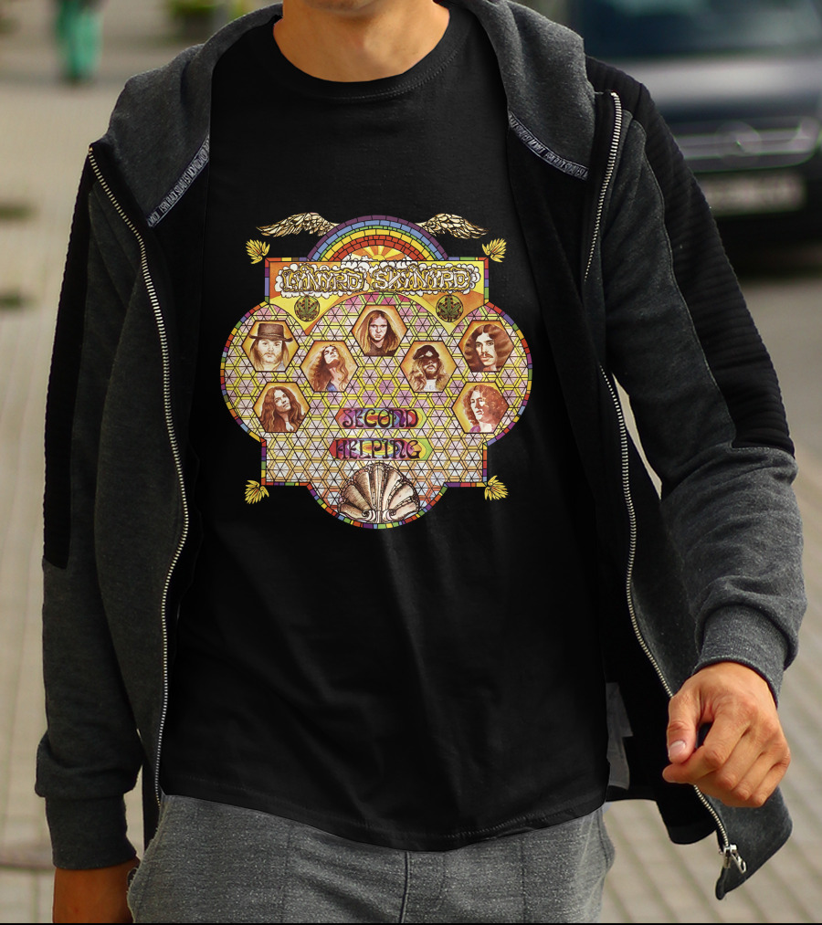 Lynyrd Skynyrd Second Helping Album Cover Art T-Shirt