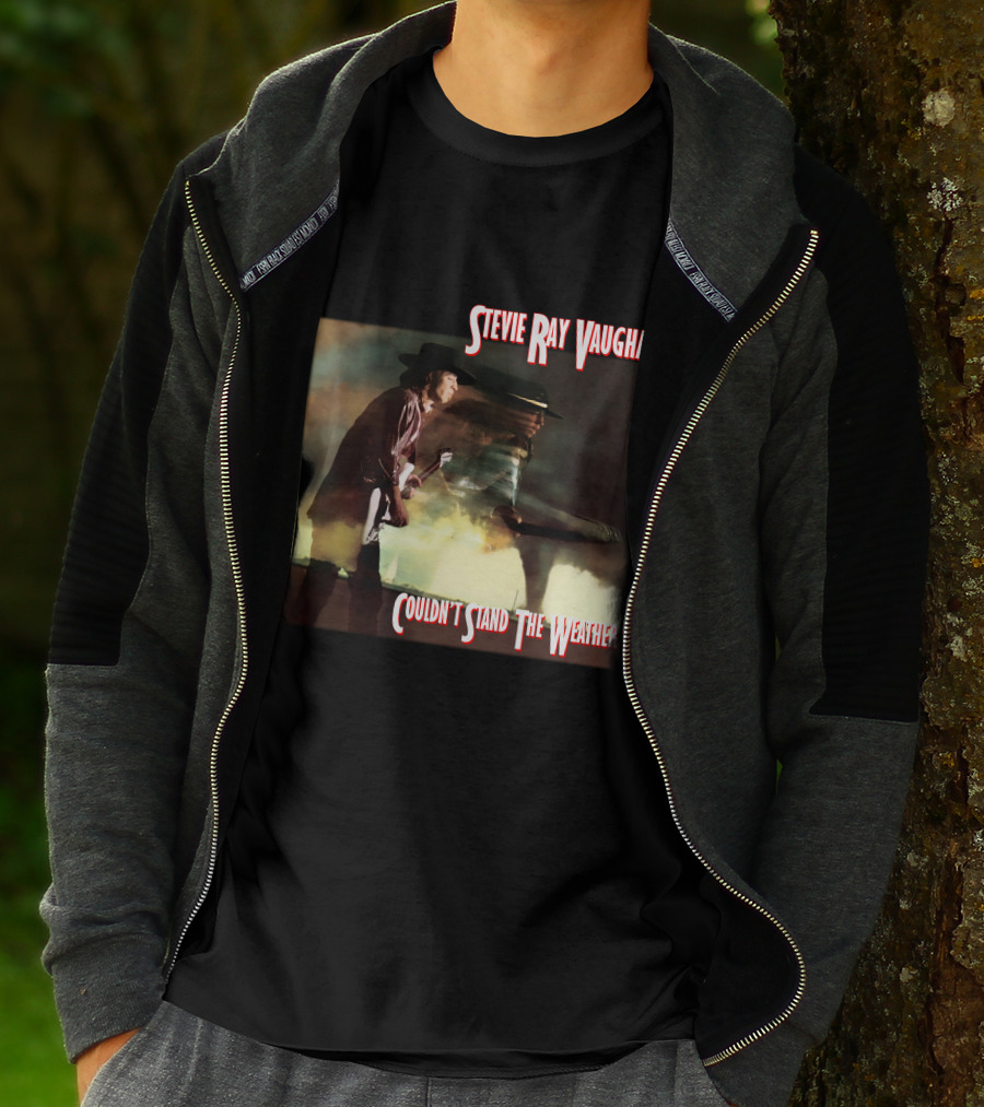 Stevie Ray Vaughan Couldn't Stand The Weather Album Art T-Shirt