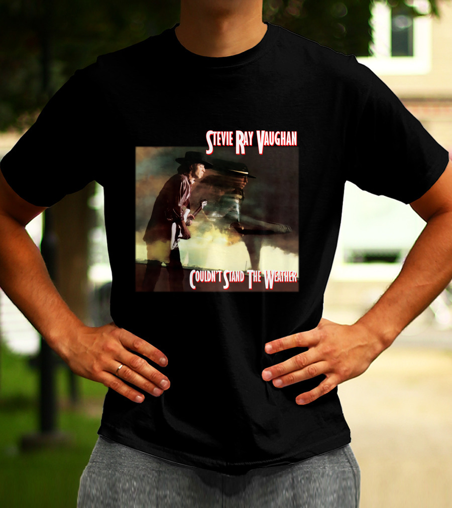 Stevie Ray Vaughan Couldn't Stand The Weather Album Art T-Shirt