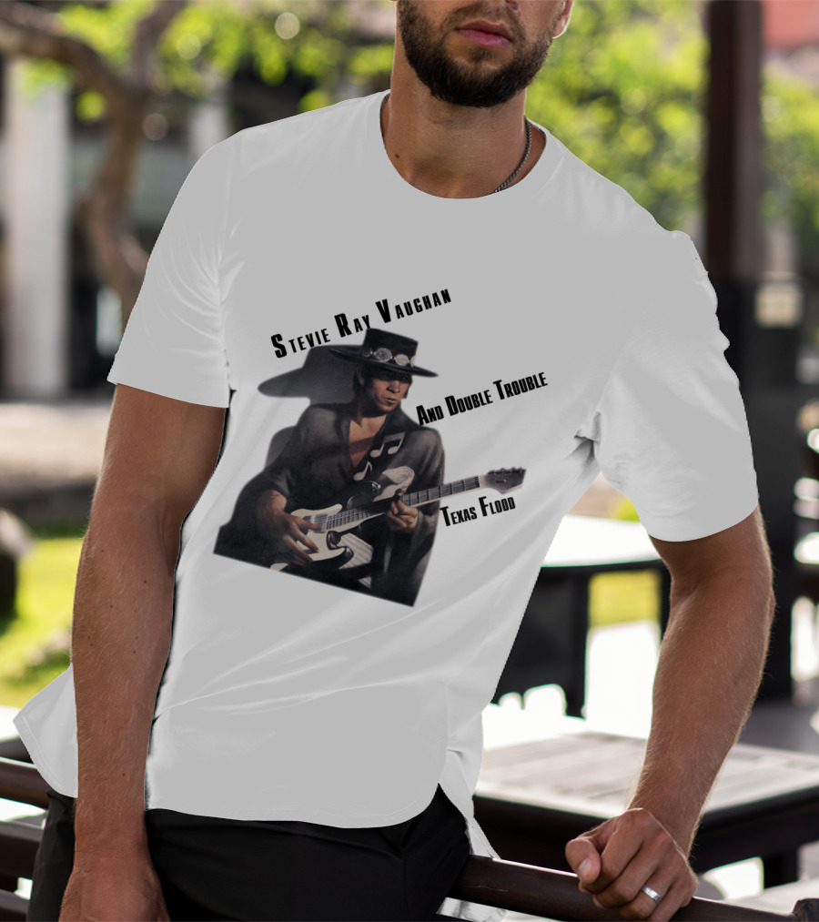 Stevie Ray Vaughan And Double Trouble Texas Flood T-Shirt