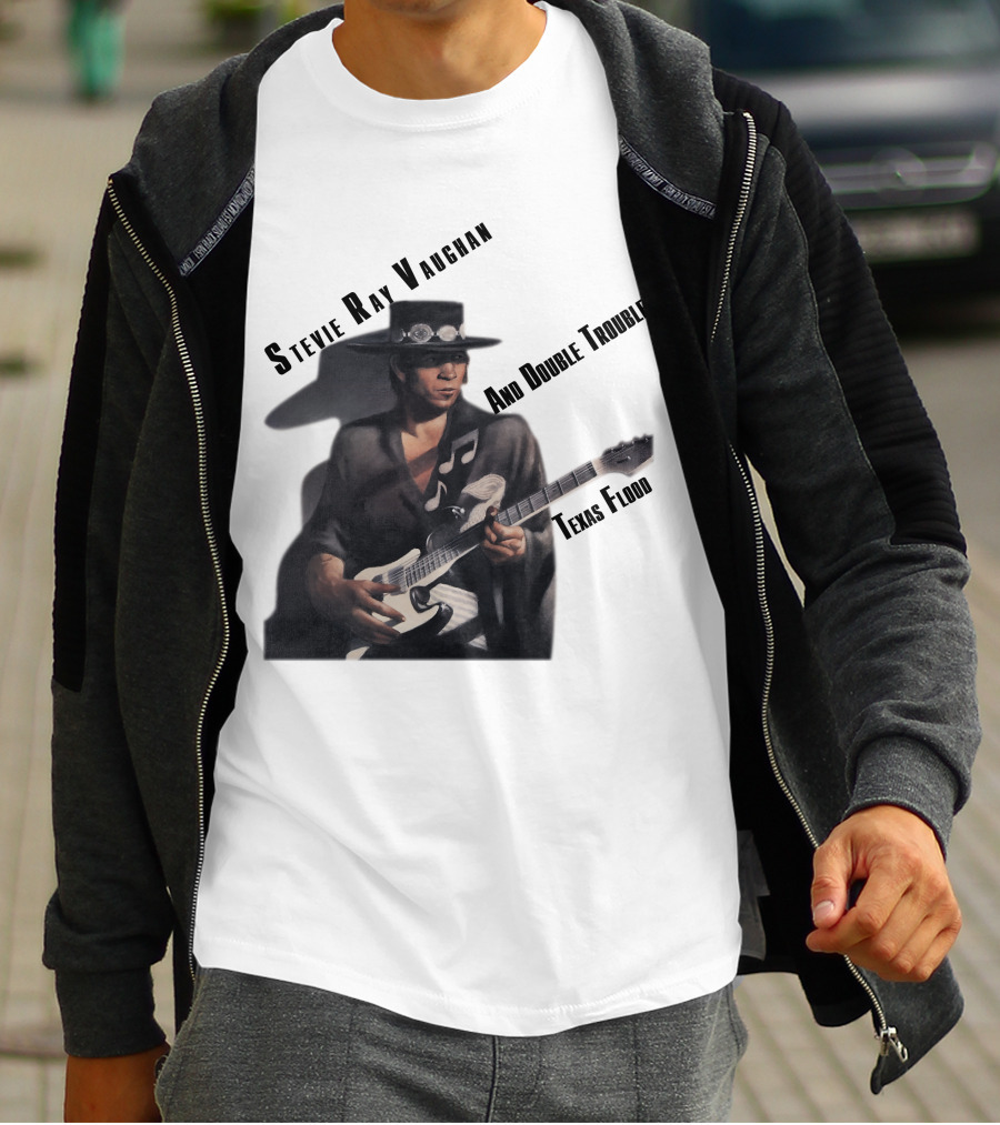 Stevie Ray Vaughan And Double Trouble Texas Flood T-Shirt