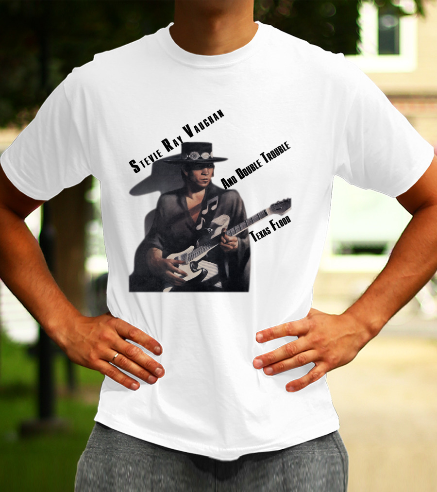 Stevie Ray Vaughan And Double Trouble Texas Flood T-Shirt
