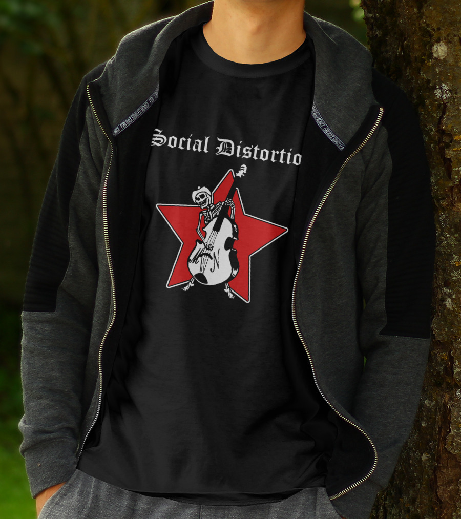 Social Distortion Skeleton Star T-Shirt