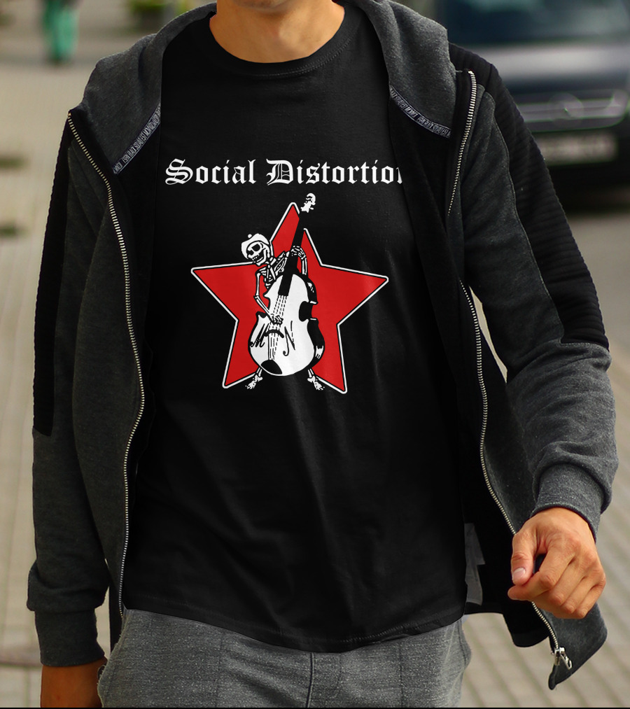 Social Distortion Skeleton Star T-Shirt