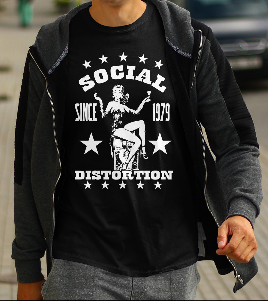 Social Distortion Since 1979 Retro Style T-Shirt