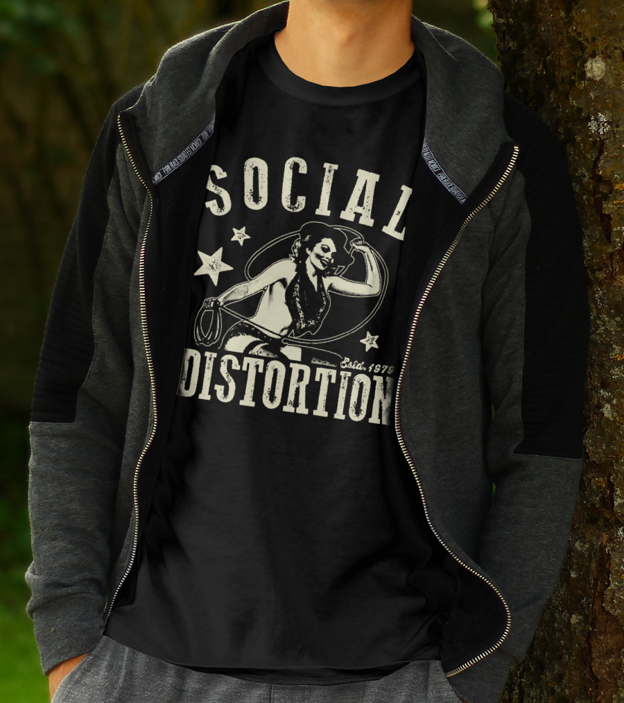 Social Distortion Est. 1979 Retro Pin-Up Star T-Shirt