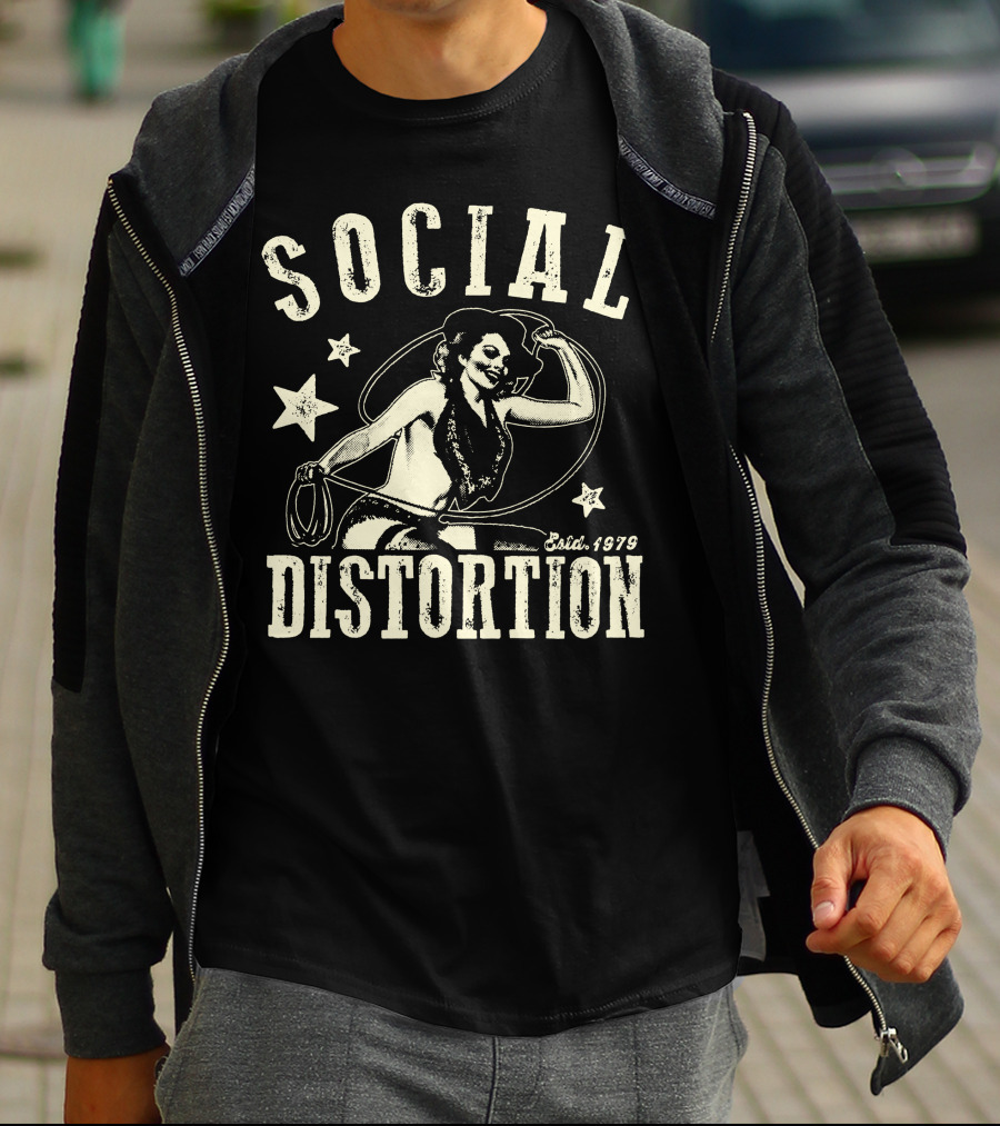 Social Distortion Est. 1979 Retro Pin-Up Star T-Shirt
