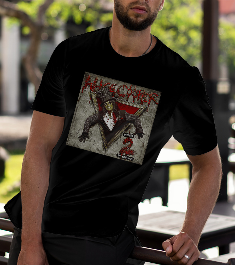 Alice Cooper Welcome 2 My Nightmare Album Art T-Shirt