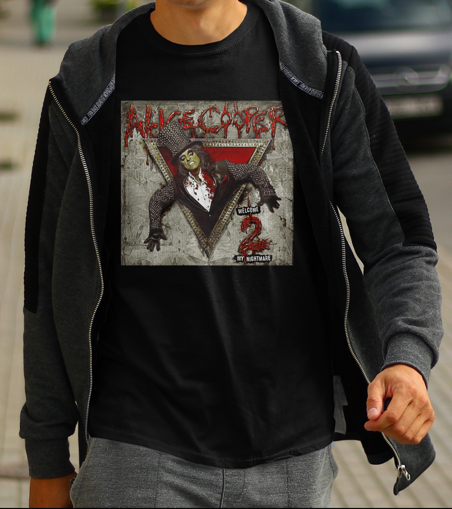 Alice Cooper Welcome 2 My Nightmare Album Art T-Shirt