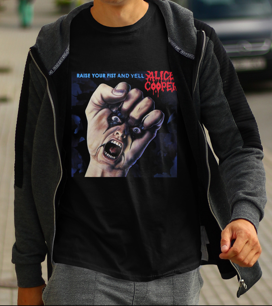 Raise Your Fist And Yell Alice Cooper T-Shirt
