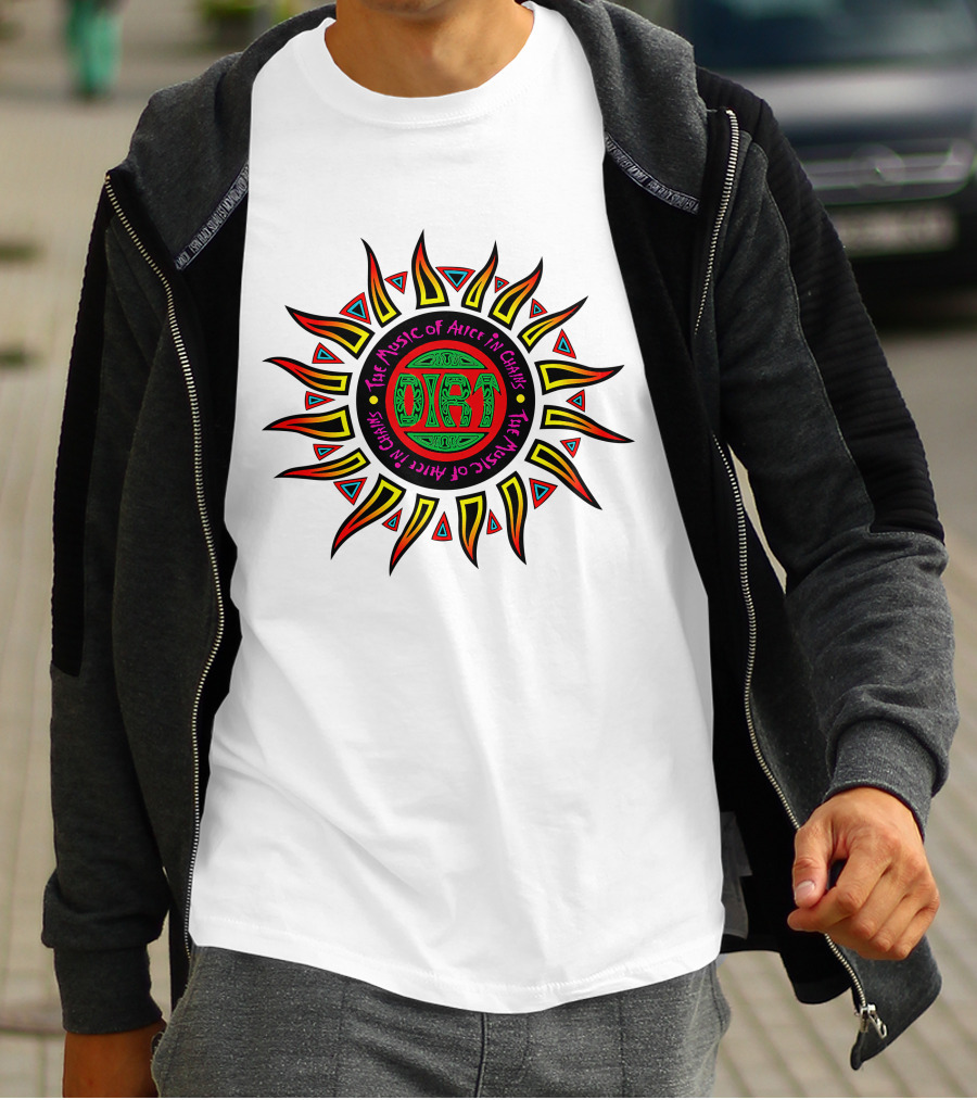 The Music Of Alice In Chains Aic Sunburst T-Shirt