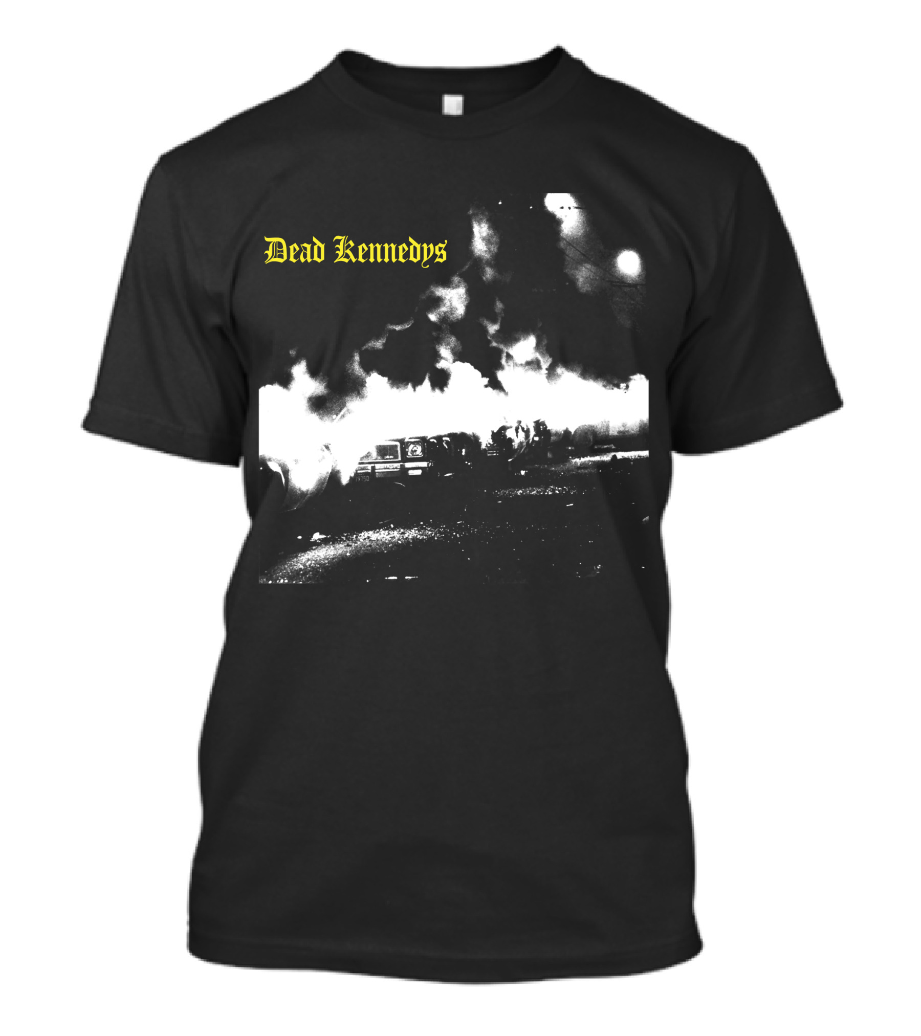Dead Kennedys Car Riot Scene T-Shirt