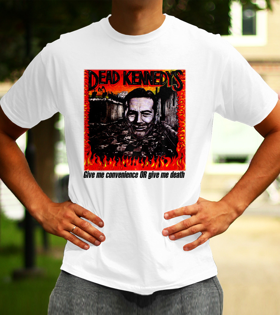 Dead Kennedys Give Me Convenience Or Give Me Death Flames T-Shirt