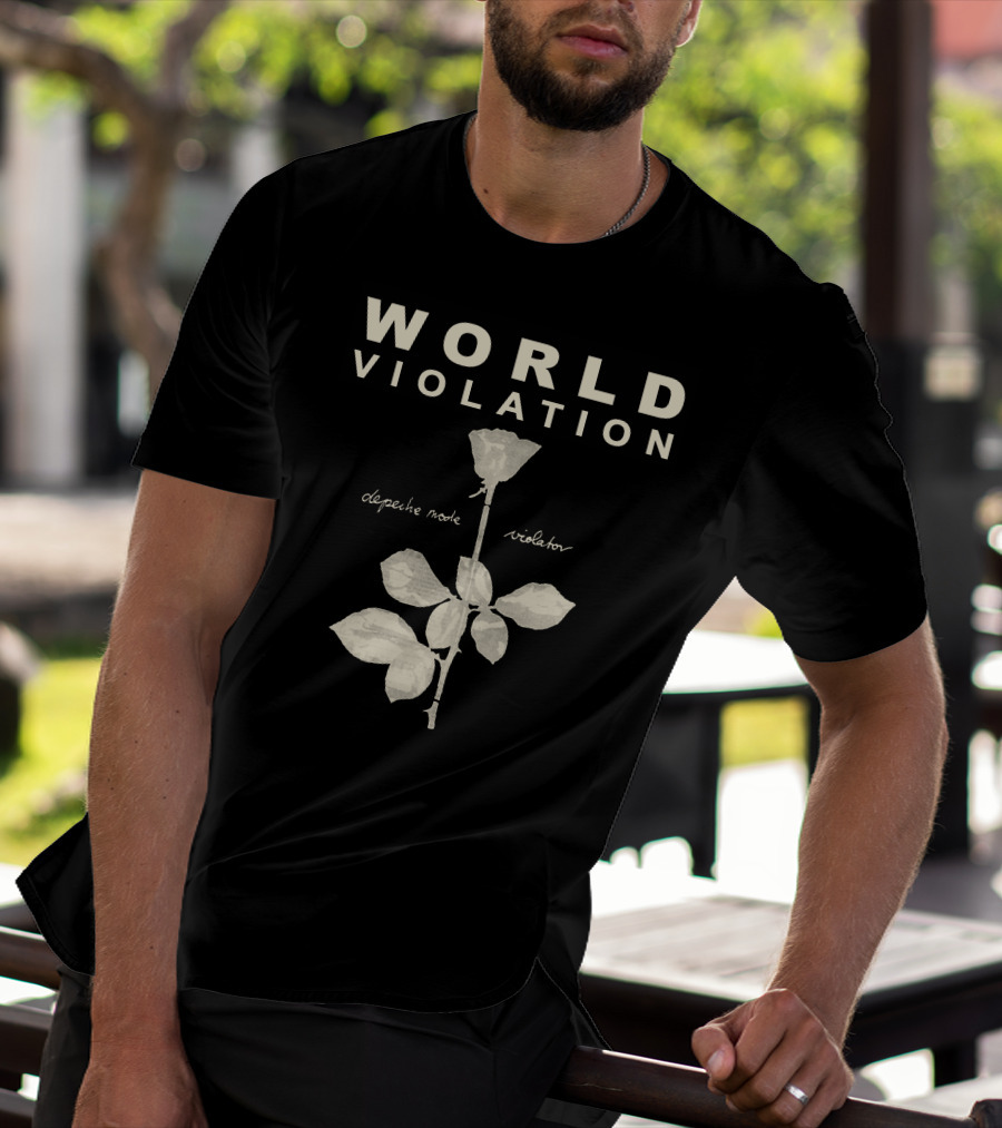 World Violation Depeche Mode Violator Rose T-Shirt