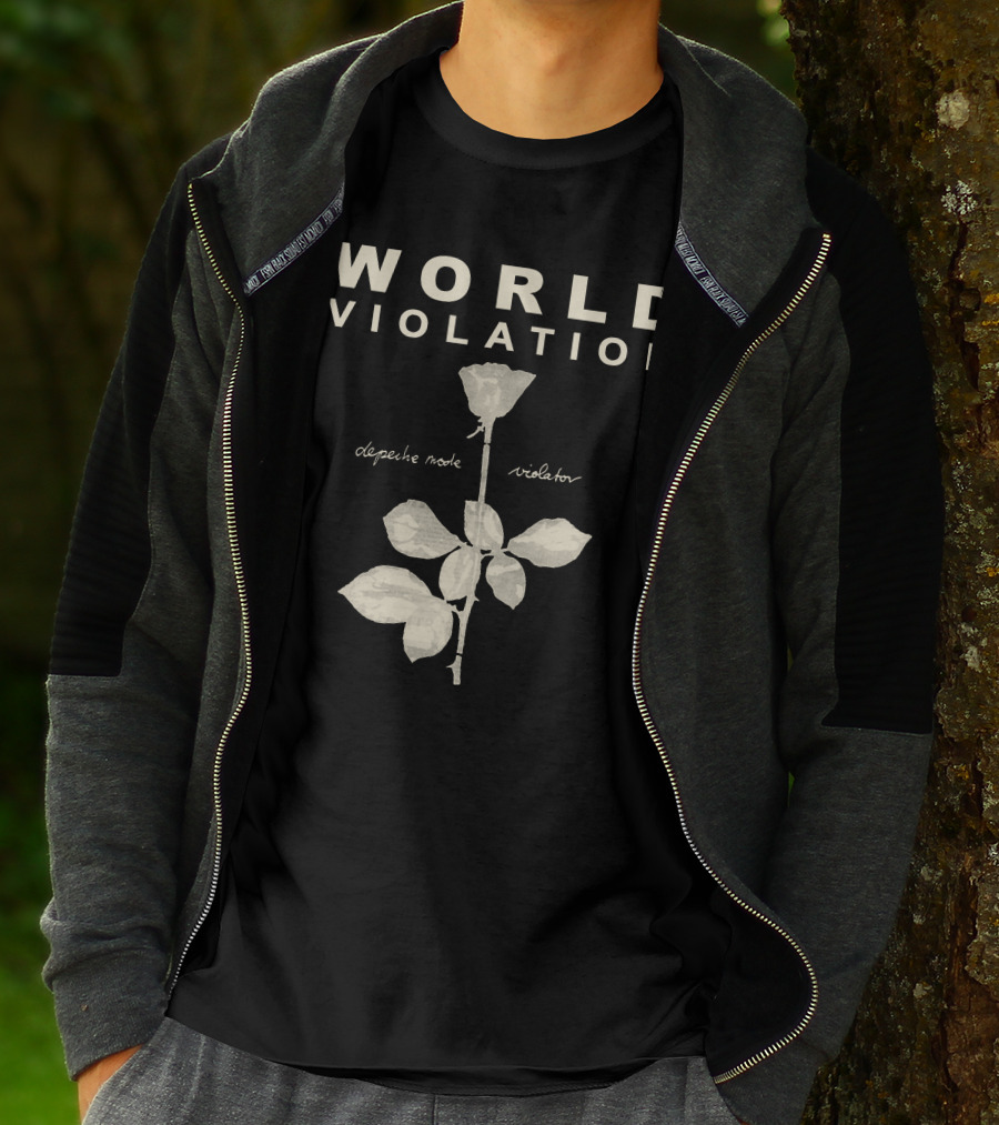 World Violation Depeche Mode Violator Rose T-Shirt