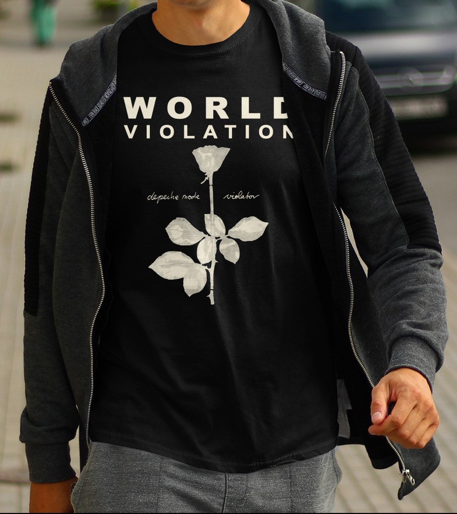 World Violation Depeche Mode Violator Rose T-Shirt