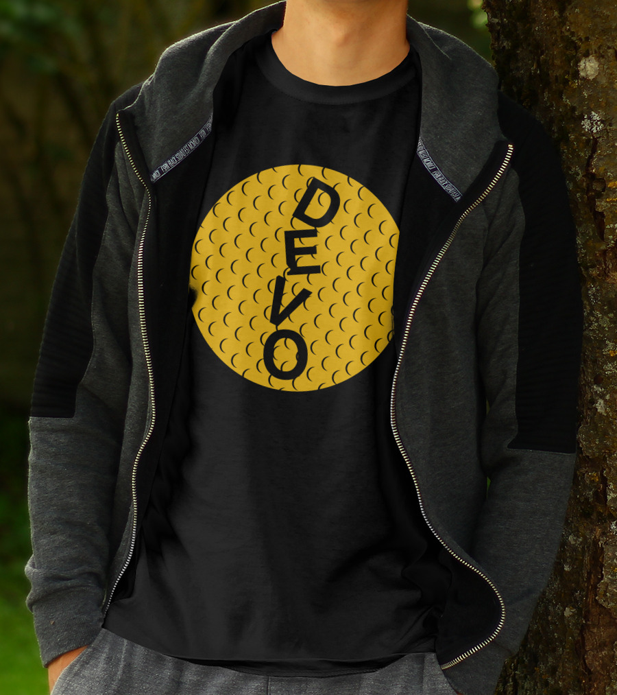 Devo Yellow Circle T-Shirt