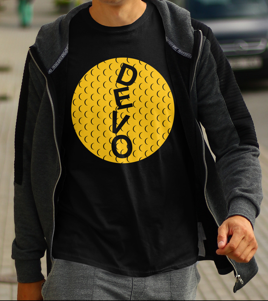 Devo Yellow Circle T-Shirt