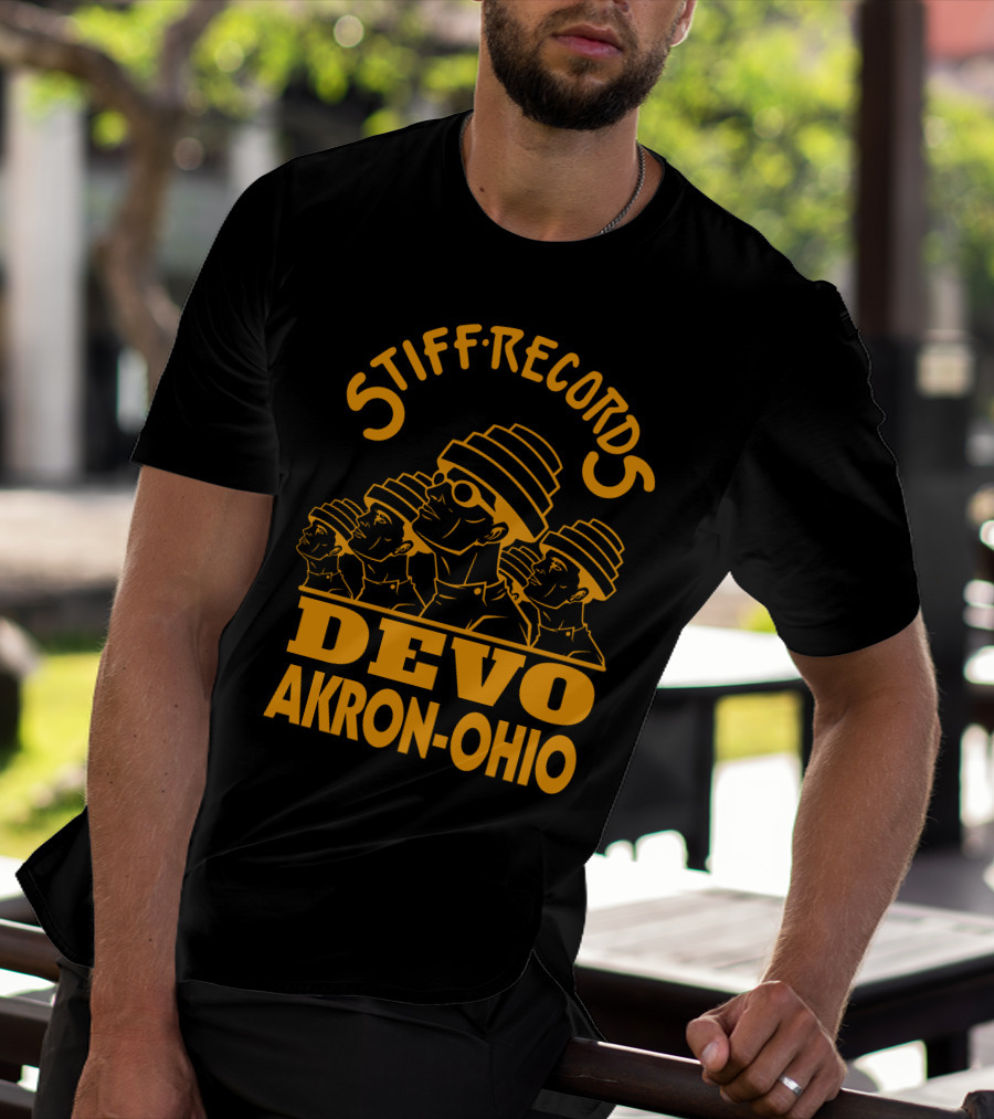 Stiff Records Devo Akron-Ohio T-Shirt