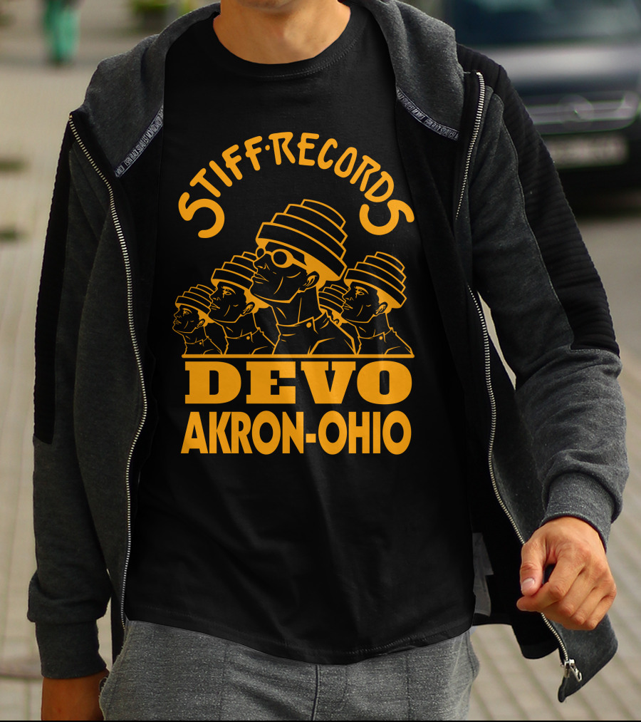 Stiff Records Devo Akron-Ohio T-Shirt