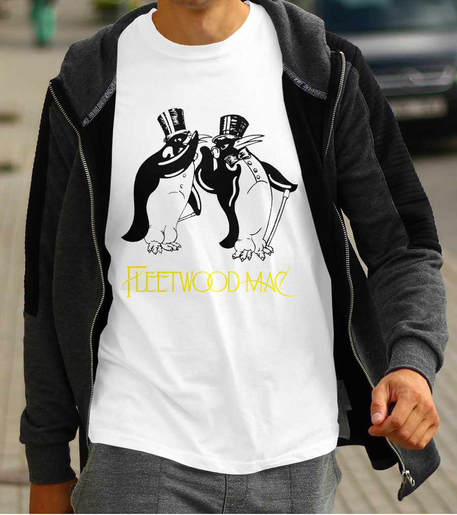 Fleetwood Mac Penguin Top Hat Duo T-Shirt