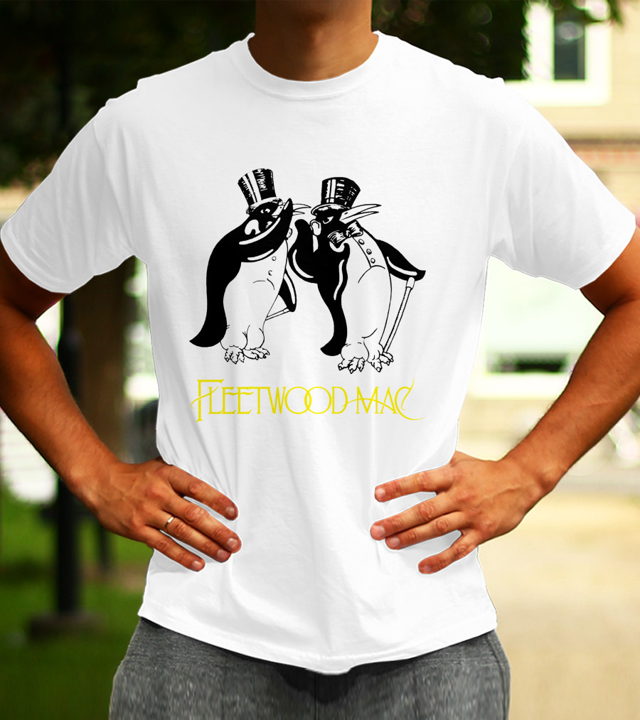 Fleetwood Mac Penguin Top Hat Duo T-Shirt