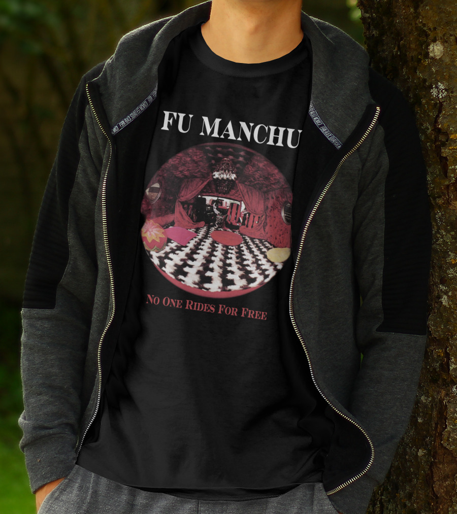 Fu Manchu No One Rides For Free T-Shirt