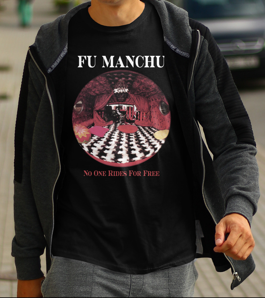 Fu Manchu No One Rides For Free T-Shirt