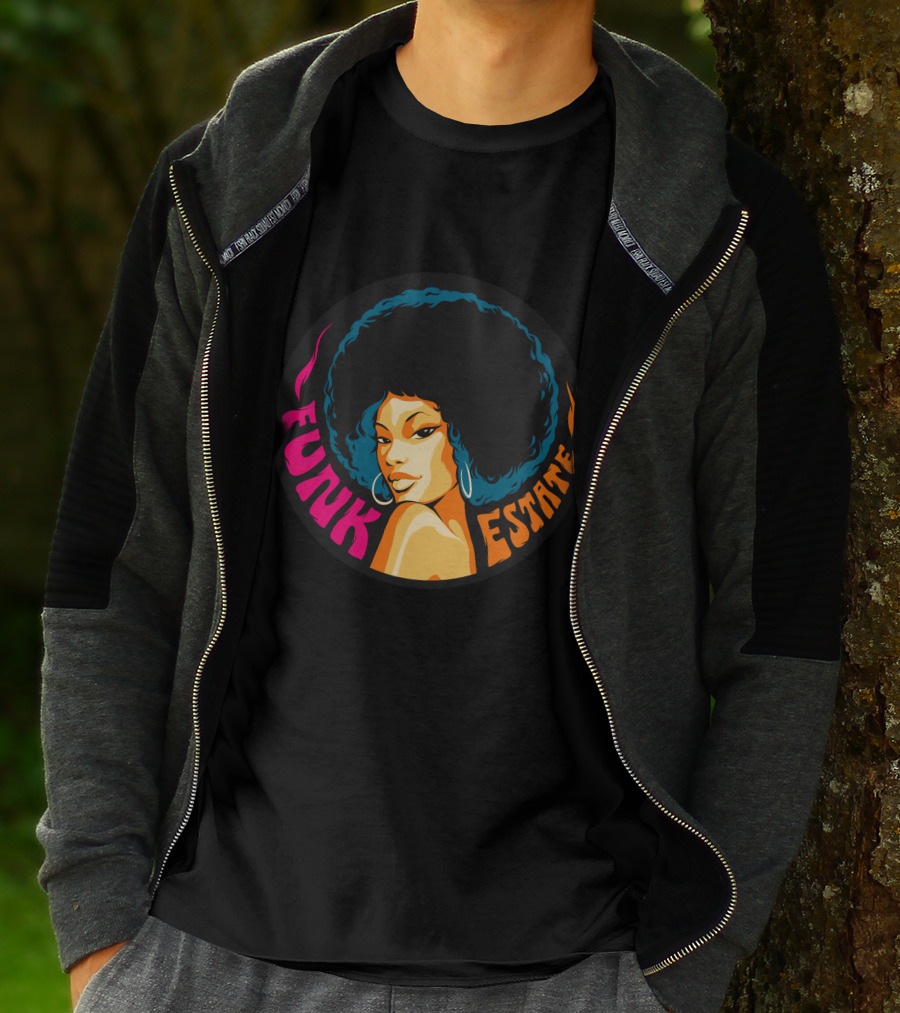 Funk Estate Afro Groove Vintage Style T-Shirt