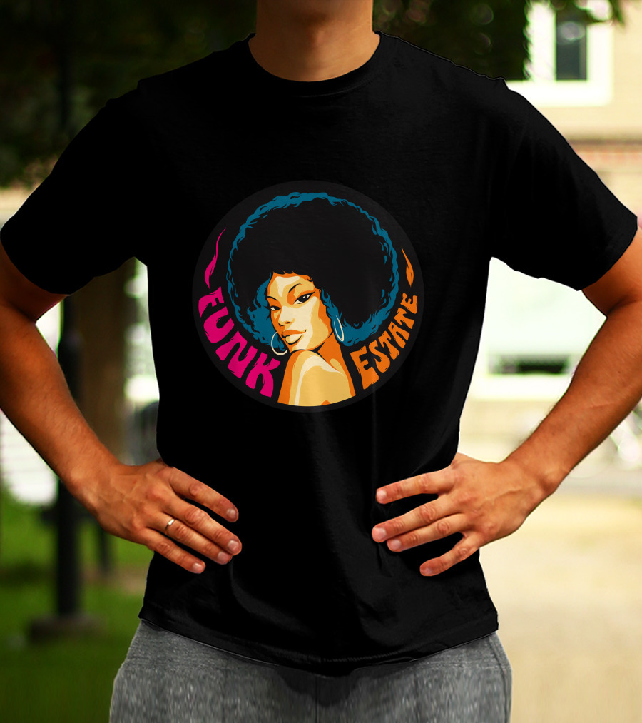 Funk Estate Afro Groove Vintage Style T-Shirt