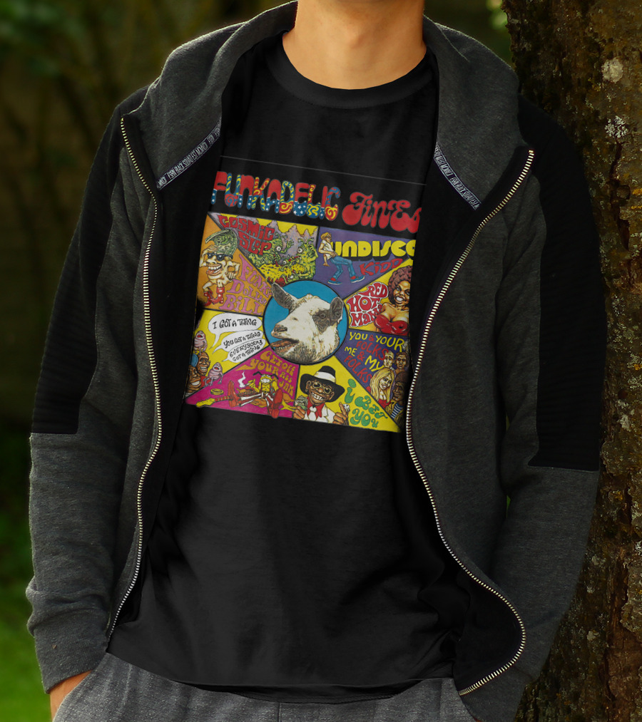 Funkadelic Finest Cosmic Slop Indisco Kid Joyful Bill T-Shirt