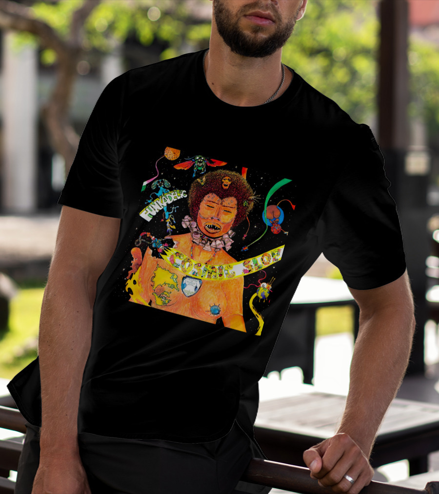 Funkadelic Cosmic Slop Album Cover Art T-Shirt