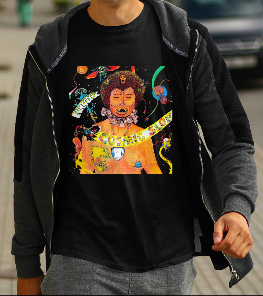 Funkadelic Cosmic Slop Album Cover Art T-Shirt